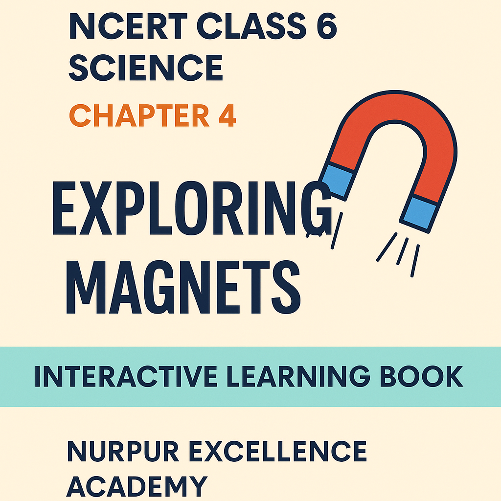 Exploring Magnets – NCERT Class 6 Science Chapter 4 | Interactive Learning Book by Nurpur Excellence Academy