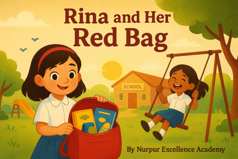 Reading Comprehension for Class 1: Rina and Her Red Bag